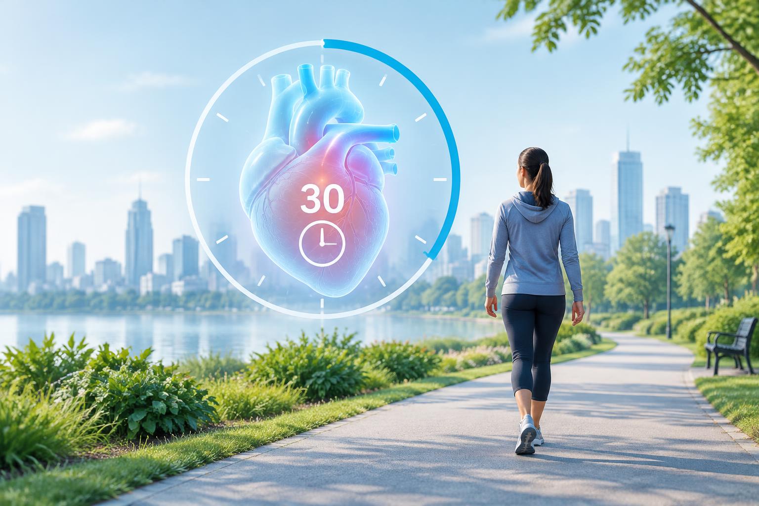 30 minutes de marche pour protéger le cœur